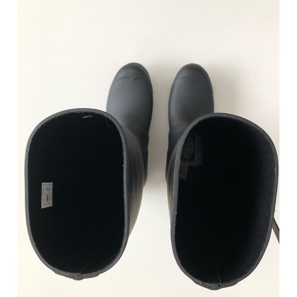 Hunter original tall rain boots black matte 9 - Picture 9 of 12